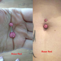 Piercings para el cuerpo, joyería de acero con diamantes de imitación para el ombligo, anillo de barra, Bola de lentejuelas, piercing para el cuerpo, 1 ud., envío directo - details 5