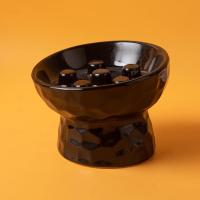 Cuenco de alimentación lenta de cerámica para gatos, cuenco antideslizante antivertido para mascotas, cuenco de pie alto, cuenco creativo elevado para gatos - details 9