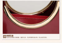 2025 nuevo bolso de charol rojo de moda bolso de mujer cáscara de cuero brillante bolso de mujer bolso de mensajero de hombro - details 22