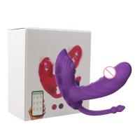 Vibrador consolador con aplicación Bluetooth 3 en 1, bragas portátiles, doble Motor, estimula el punto G, masajeador Anal, Juguetes sexuales para mujeres, parejas y adultos - details 14