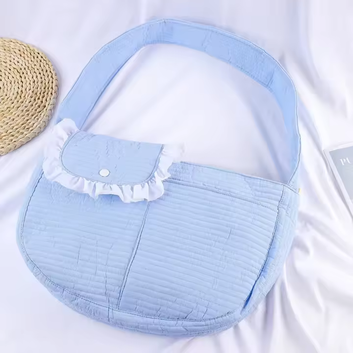Bolso de hombro para mascotas de algodón bolsa de viaje al aire libre para cachorros gatos y perros bolso de mano cómodo nuev - 1