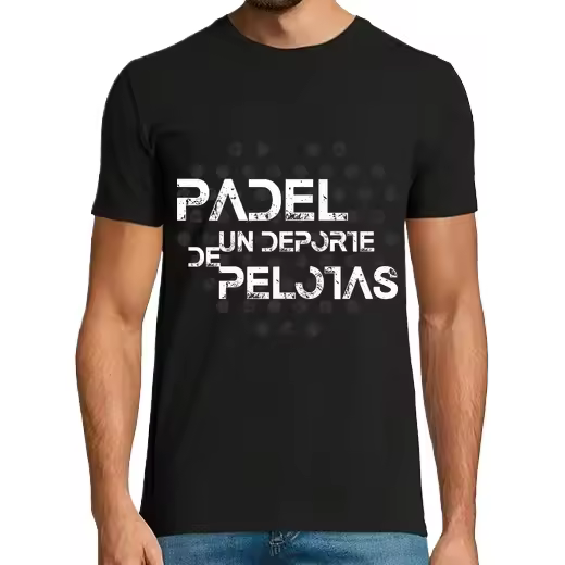 pádel. un deporte de pelotas. lb,Camiseta de Pádel Divertido, ropa para exteriores - 1