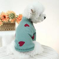 Pijama de Cuello Alto para Mascotas Vestidillo de Amor Verde Delgado para Perros y Gatos - details 5