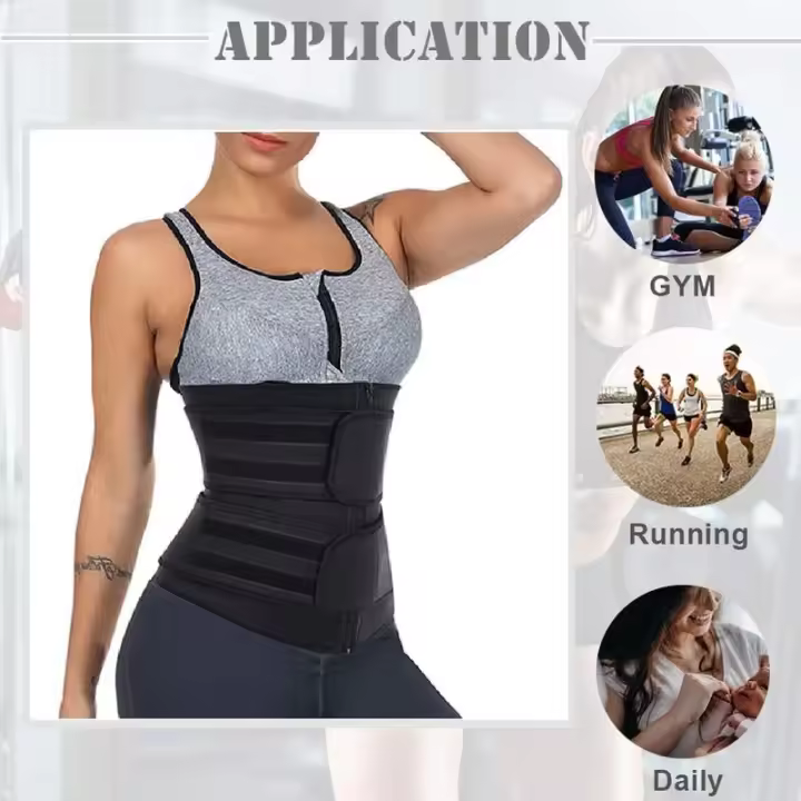 ✅   100% Original Smilee mujeres cintura entrenador corsé cinturón recortador/Sauna sudor entrenamiento Fitness deporte faja cinturón - 1