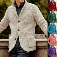 Cardigan de Punto para Hombres Calidez de Invierno, Estilo de Negocios Casual - details 0
