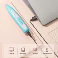 Recortadora de patas inalámbrica para mascotas con pantalla LED, recargable por USB, afeitadora de patas de gato, impermeable, portátil, eléctrica. - details 17