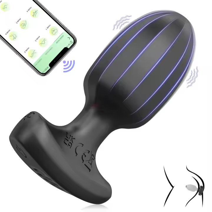 Mini Vibrador Anal Leten Control APP Masajeador Prostatas Estimulador de Placer para Hombres y Mujeres Juguete Intimo de Salud Sensual - 1