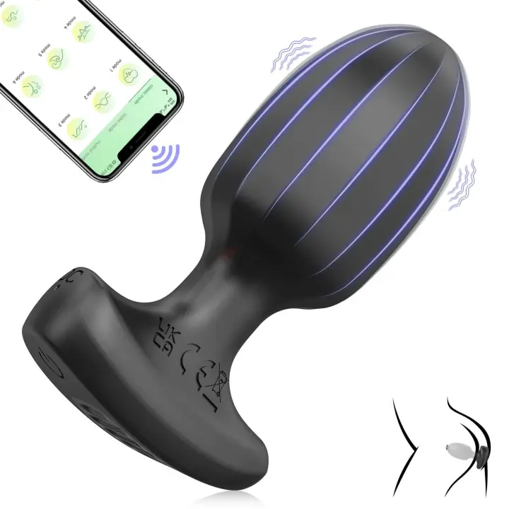 Mini Vibrador Anal Leten Control APP Masajeador Prostatas Estimulador de Placer para Hombres y Mujeres Juguete Intimo de Salud Sensual - 1