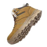 Nuevas botas de nieve antideslizantes de invierno de alta calidad para hombre, zapatos de senderismo impermeables de piel para exteriores, talla 48, precio bajo - details 7