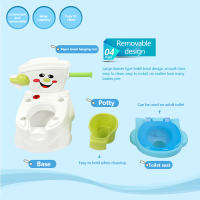 Orinal realista para niños, inodoro con soporte de papel, Mango antideslizante, inodoro de entrenamiento para bebés, orinal para niños - details 3