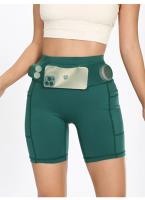 Mallas deportivas multifuncionales con bolsillo de malla para mujer, pantalones cortos de Yoga para Fitness sin costuras, pantalones cortos para correr con bolsillos reflectantes - details 13