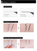 Compre uno y llévese otro gratis, delineador de ojos negro sin manchas para maquillaje de pestañas y delineador de ojos - details 9