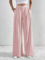 Pantalones de Oficina para Mujer de Cintura Alta y Pierna Ancha Cómoda y Elegante Estilo Clásico de Algodón Ajuste Suelto, No Ajusta, Moda de los 90s - details 22