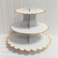 Bandeja de servicio de 3 niveles, torre para cupcakes, soportes para magdalenas para fiestas, boda, cumpleaños, Baby Shower, decoración de fiesta de té - details 1