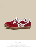 Nuevo cuero retro transpirable cabeza redonda con cordones zapatos de tabla de entrenamiento alemanes ligeros de suela gruesa - details 24