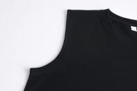 Camisas sin mangas para hombres, camiseta sin mangas de entrenamiento físico para hombres, camisetas sin mangas casuales para hombres, chaleco sin mangas de alta gama, chaleco de baloncesto 100% algodón, estilo de pareja sin mangas para jóvenes - details 4