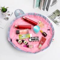 Bolsa De Maquillaje Para Mujer Con Cierre De Cordón Organizador De Viaje Impermeable Estuche De Belleza Portátil De Oxford - details 1