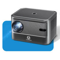 Proyector AUN A002 4K 5500 lúmenes WIFI inalámbrico Control remoto Teatro en casa inteligente Android 9.0 Material de plástico Ideal para películas en casa - details 3