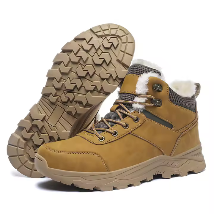Botas de nieve cálidas para hombre Zapatos de senderismo al aire libre - 1