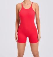 Mono de yoga Peach para levantamiento de glúteos y espalda hermosa para correr al aire libre para mujer, ejercicio ajustado, mono de fitness de secado rápido - details 13