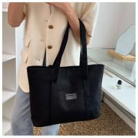 Bolso de mano de tela de cáñamo para mujer, bolso de hombro espacioso, bolso de mensajero versátil con cierre de cremallera, con múltiples bolsillos, para lavar a mano o limpiar en seco - details 9