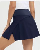 Faldas de golf y tenis para mujer, cintura alta, con bolsillos, pantalones cortos interiores para faldas deportivas, deportes al aire libre, correr, Pickleball - details 1