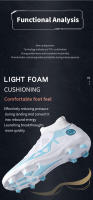 AG, zapatillas de fútbol TF, antideslizantes, resistentes al desgaste, de goma artificial adecuadas para entrenamiento competitivo - details 8