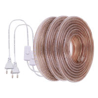 GAHADA Tira de LED Impermeable IP67 120LEDs/m Blanco Cálido Bleu Enchufe de Interruptor EU - details 10