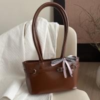 Bolso de hombro portátil de cuero PU con lazo, bolso de hombro Y2K para ir al trabajo, bolso francés para las axilas, bolso de ocio de estilo coreano para mujer - details 5