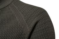Cárdigan de punto para hombre, suéter con cuello levantado y botones, cárdigan de invierno para hombre - details 9