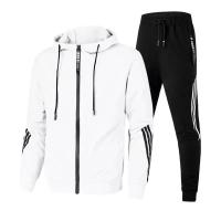 Conjunto Deportivo de Ocio para Hombres Primavera-Otoño 2025 Abrigo de Cremallera de Color Sólido - details 0