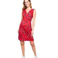 Maternidad nuevas mujeres vestidos de lactancia lactancia sin mangas verano con cuello en V vestido con estampado floral Slip - details 1