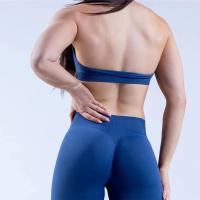Sujetador deportivo sin costuras para mujer, ropa deportiva de secado rápido con Espalda descubierta, alta elasticidad, a prueba de golpes, para Yoga - details 27