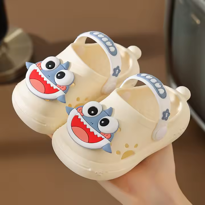 Zapatillas de Verano Suaves y Antideslizantes Diseño de Tiburón para Niños y Mujeres - 1