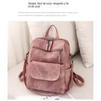 Mochila Antirrobo Impermeable para Mujer, bolso de Cuero PU, Hombro informal, Gran para Viaje, Trabajo y Escuela - details 7