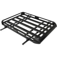 Baca techo para coche cesta techo ajustable y ancha gran aluminio universal - details 0