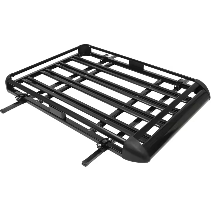 Baca techo para coche cesta techo ajustable y ancha gran aluminio universal - 1
