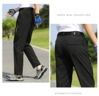 Pantalones de Senderismo Tácticos Ligeros para el Verano Pantalones Casuales de Moda para Hombres con Múltiples Bolsillos y Rápido Secado - details 21