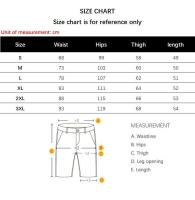 Bermudas anchas suaves y cómodas de color azul claro con cintura elástica de mezclilla Onales para hombre - details 0