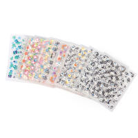 Pegatinas 3D coloridas para decoración de uñas, 10 piezas, calcomanías autoadhesivas para manicura DIY, flores y mariposas - details 1