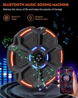 Music Boxing Machine Adulto - 9 Modos de Velocidad Boxeador de Pared Musical con Guantes De Boxeo - Maquina Musica Boxeo con Bluetooth y Recuento Inteligente y Luces al Ritmo de la Música - details 2