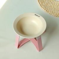 Cuenco de cerámica con disco volador para mascotas, cuenco redondo Multicolor para gatos OVNI, cuenco de comida para gatos elevado antideslizante de estilo coreano para gatos y perros - details 3