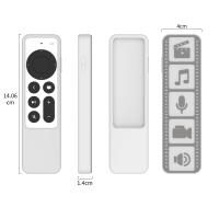 Funda protectora remota para Apple TV 4K, carcasa de silicona a rayas antideslizante y anticaída - details 4
