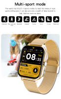 Reloj Inteligente Bluetooth Hombres y Mujeres con Llamada, Moda Deportiva, Monitor de Actividad y Sueño - details 9