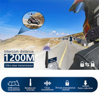 Intercomunicador Bluetooth para Casco de Motocicleta XINOWY V6 PRO 1200M Impermeable para 6 Riders con Microfono Integrado - details 3