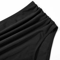 Bikini de Cintura Alta para Mujer 2024 Traje de Baño de Rayas con Cuello en V - details 30