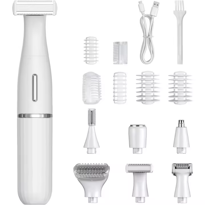 Grabador de pelo de Oreja y Nariz, 4 en 1, USB, Profesional, painless, para helbres y Mujeres, máquina de afeitar Corporal o facial, Dua resistant IPX7 - 1