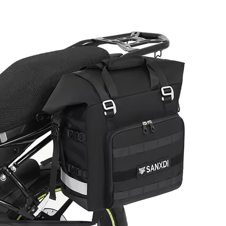 Bolsa de montañismo 20L táctica para acampar al aire libre Universal motocicleta impermeable bolsa interior extraíble, bolsa lateral para equipo - 1