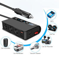 Adaptador de Potencia para Coche 180W 24V 12V con Puerto de Encendedor de Cigarrillos USB Cargadores de Tipo 3.0 y Conmutador Accesorios de Fusible de 10A Hecho en China - details 4