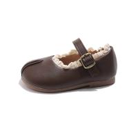2025 nuevos zapatos planos para niños, zapatos sencillos de cuero de princesa Lolita para niñas, zapatos informales de moda plisados y versátiles para caminar para niños - details 23